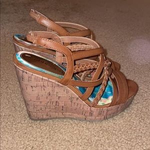 Strappy Wedges